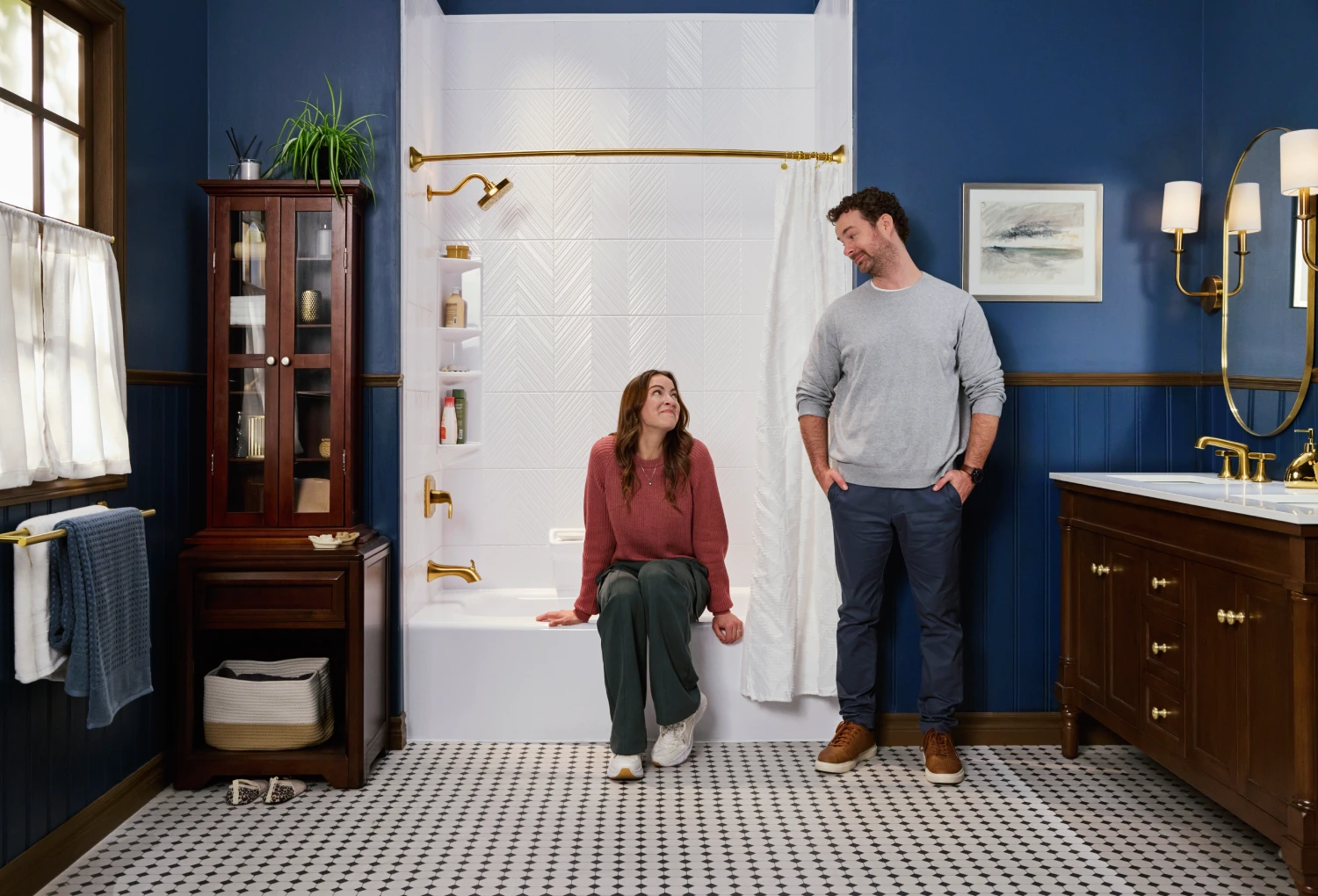 Tub to shower conversion